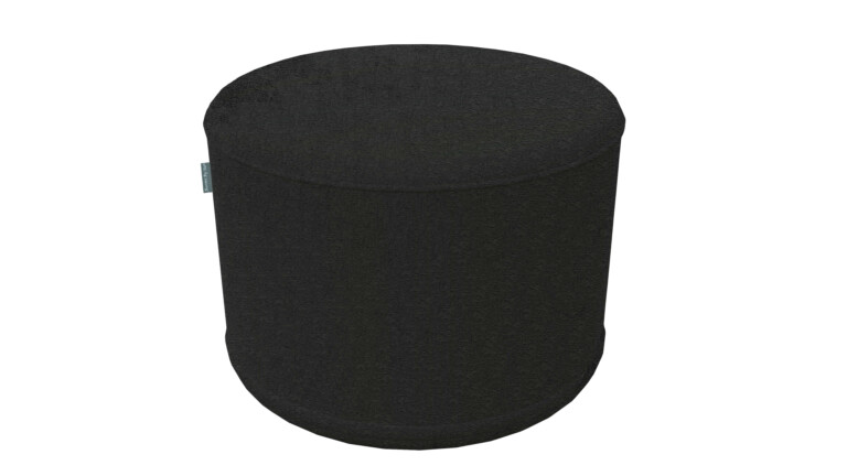 Aston Black Indoor Pouffe