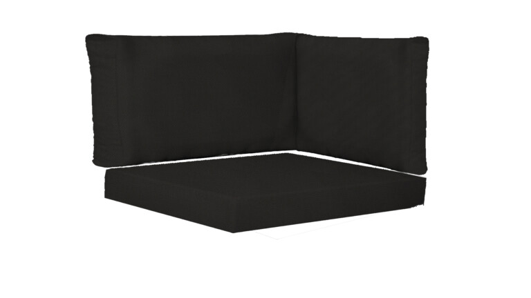 Outdoor Corner Rectangle Base and Back Cushions