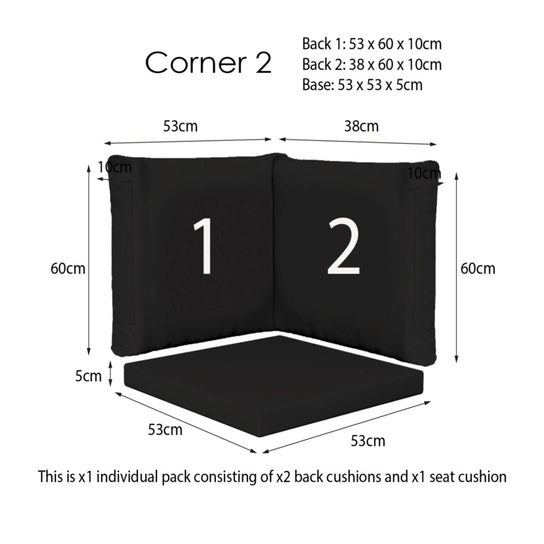 Oakley Black Corner Sets