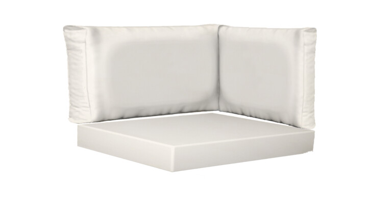 Outdoor Corner Rectangle Base and Back Cushions