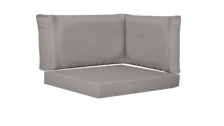 Outdoor Corner Rectangle Base and Back Cushions