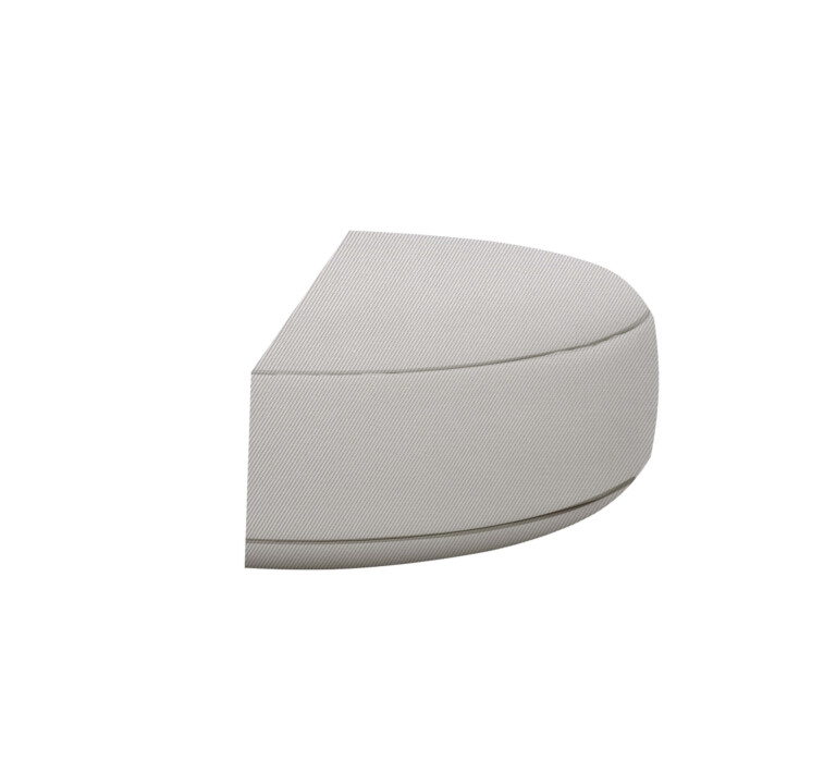 Outdoor Half Rounded Bench Cushion