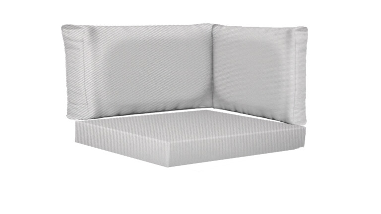 Outdoor Corner Rectangle Base and Back Cushions