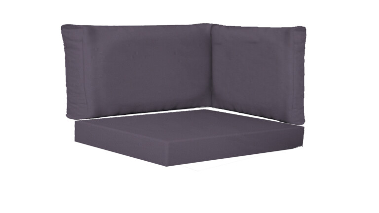 Outdoor Corner Rectangle Base and Back Cushions