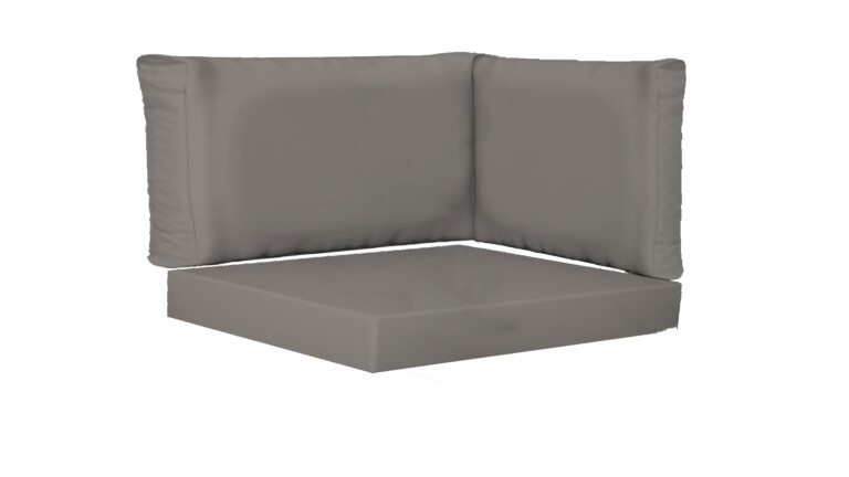 Indoor Corner Rectangle Base and Back Cushions