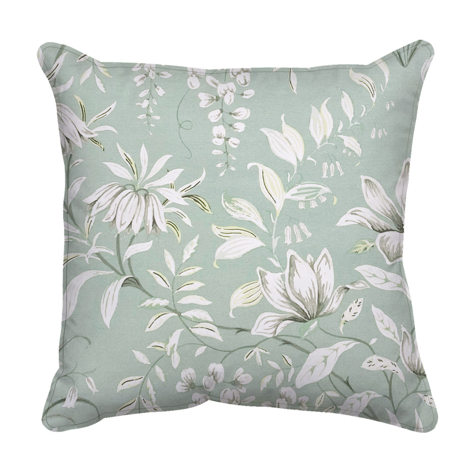 Laura Ashley Parterre Sage Outdoor Cushion | Rooms By Me