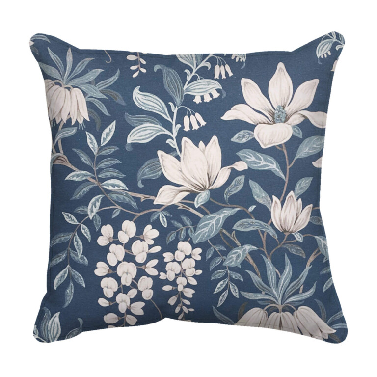 Laura Ashley Wisteria Duck Egg Outdoor Cushion