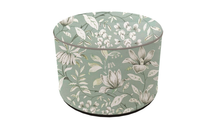 Laura Ashley Lille Stripe Outdoor Pouffe