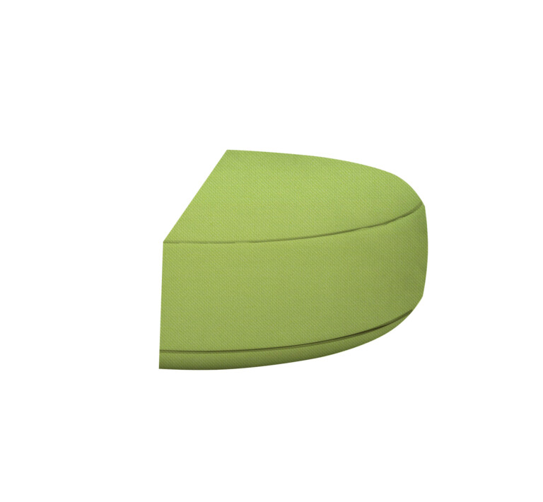 Outdoor Half Rounded Bench Cushion