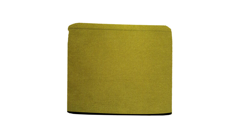 Plush Olive Indoor Pouffe