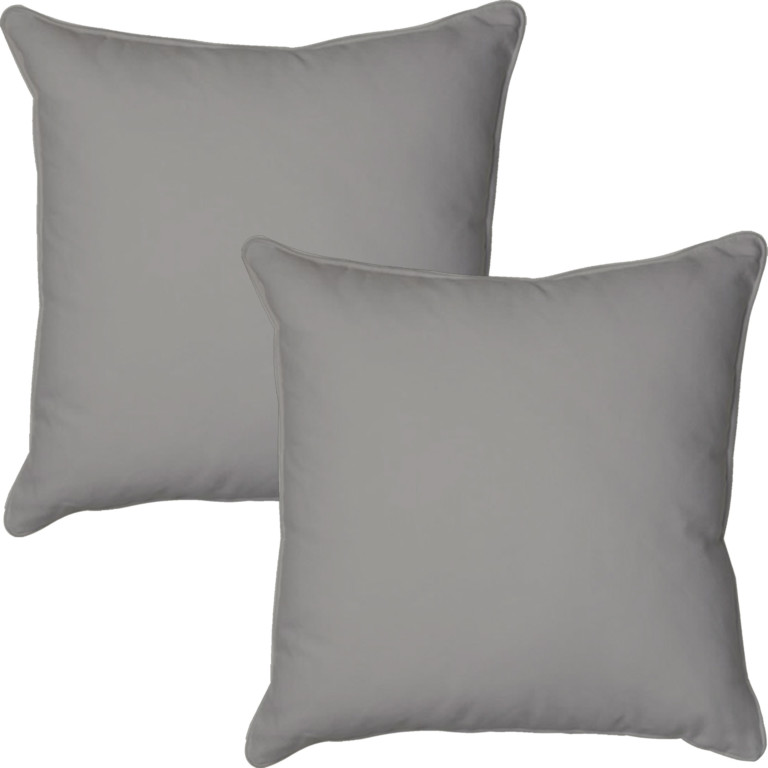 Silver Polyester Cushion