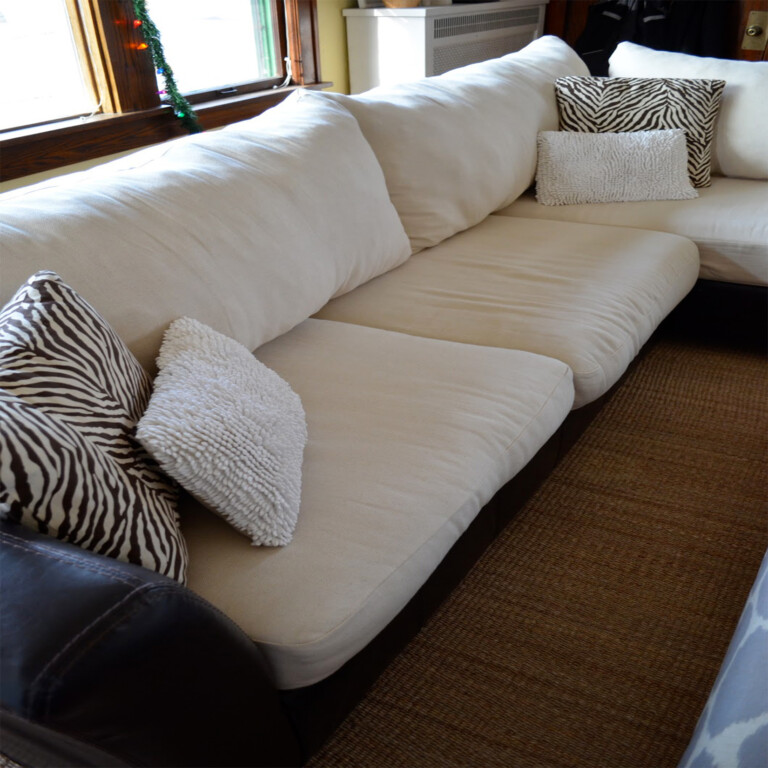 Indoor Corner Rectangle Base and Back Cushions