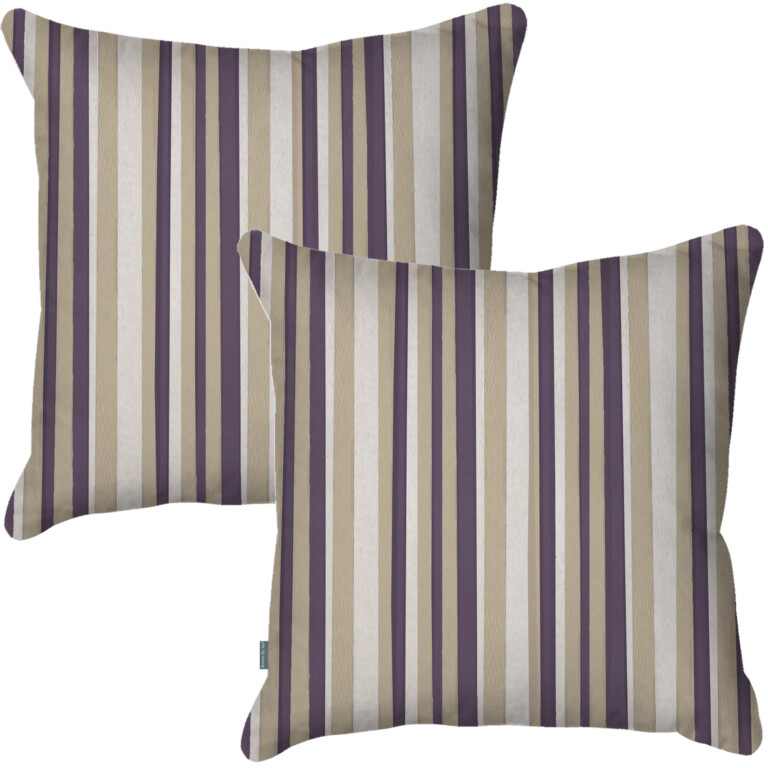 Riga Purple Outdoor Cushion 2 Pack