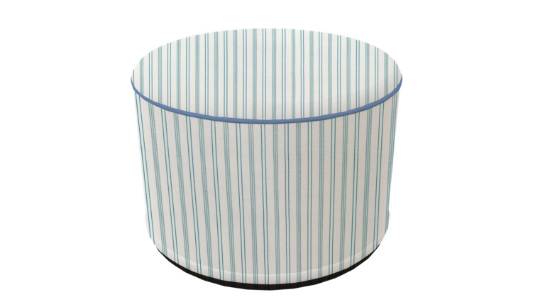 Laura Ashley Lille Stripe Outdoor Pouffe