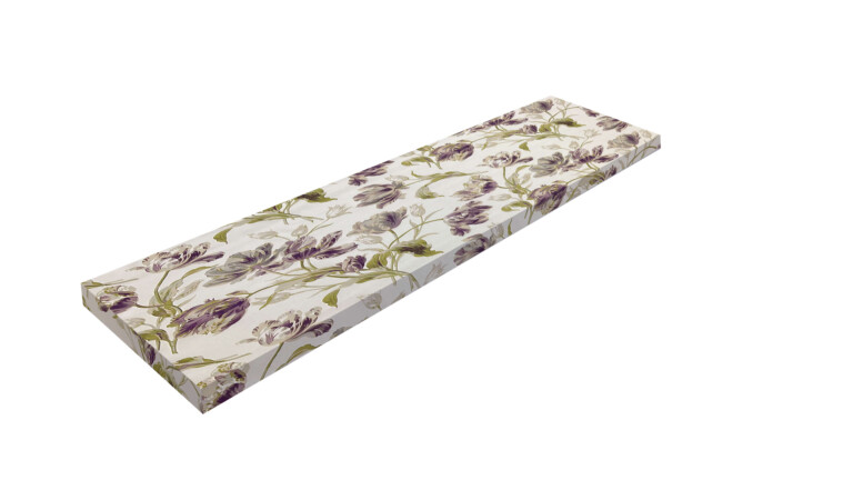 Laura Ashley Gosford Plum Outdoor Bench Pad