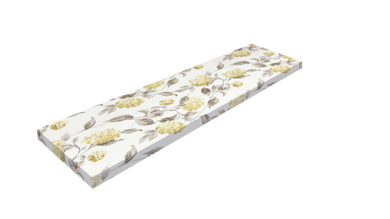 Laura Ashley Hydrangea Camomile Bench Pad