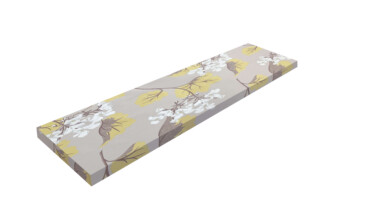 Laura Ashley Milwood Camomile Outdoor Bench Pad