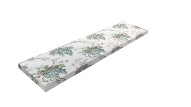 Laura Ashley Wisteria Duck Egg Outdoor Bench Pad