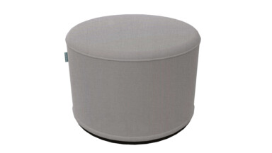 Spirit Silver Indoor Pouffe