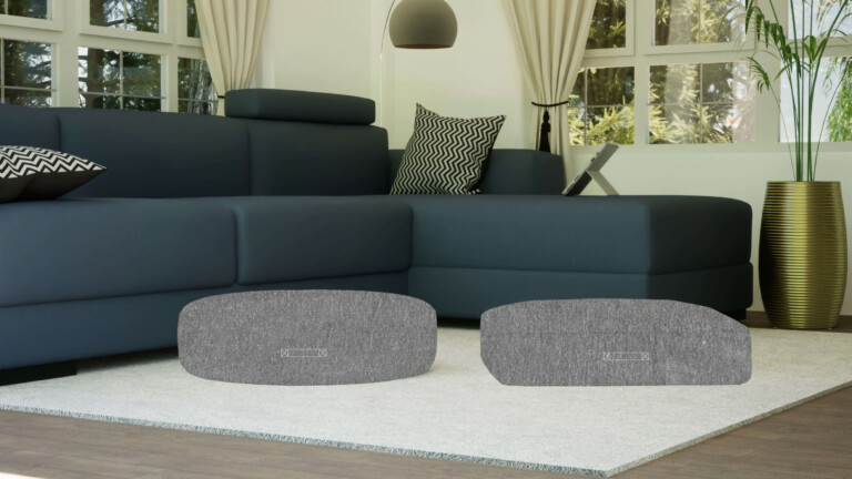 Indoor Surrey Grey Floor Cushion