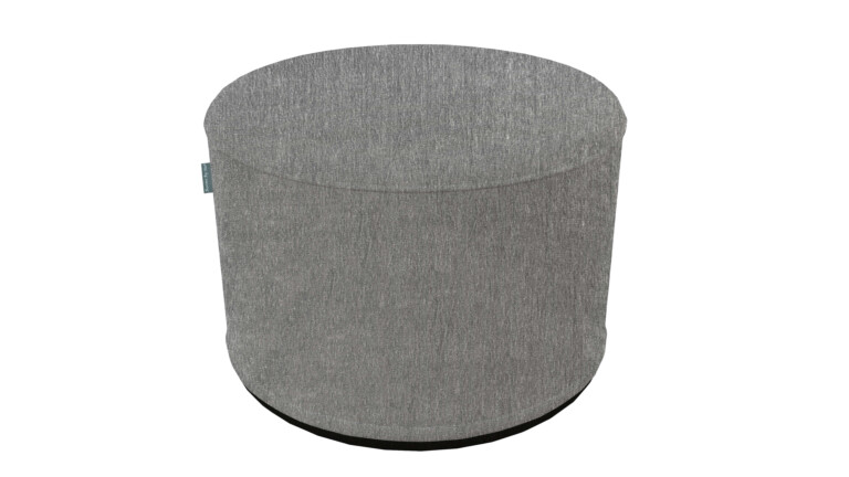 Teddy Steel Indoor Pouffe