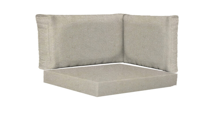 Indoor Corner Rectangle Base and Back Cushions