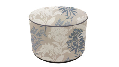 Laura Ashley Tenby Seaspray Outdoor Pouffe