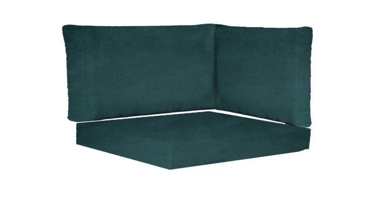 Indoor Corner Rectangle Base and Back Cushions