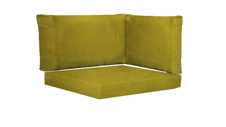 Indoor Corner Rectangle Base and Back Cushions