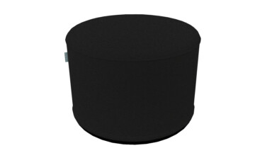 Ventura Black Outdoor Pouffe