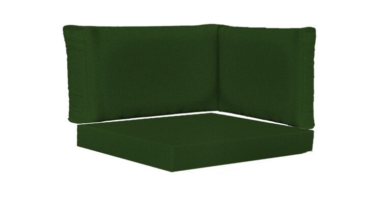 Outdoor Corner Rectangle Base and Back Cushions