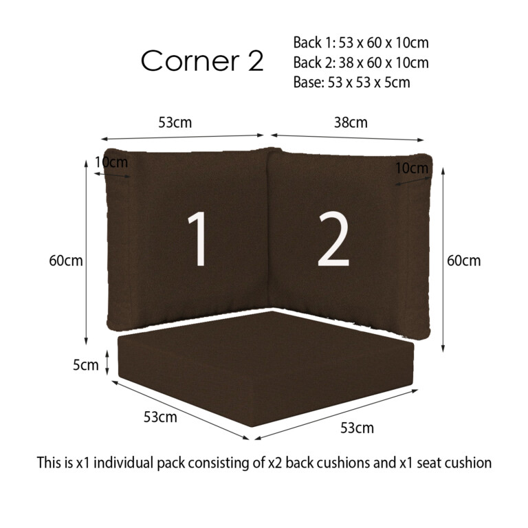 Ventura Brown Corner Sets