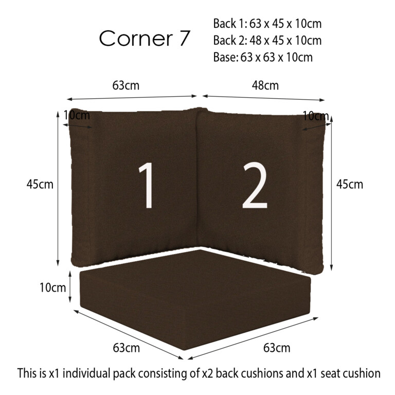 Ventura Brown Corner Sets