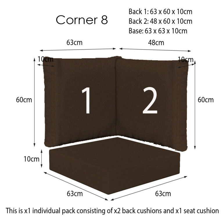 Ventura Brown Corner Sets