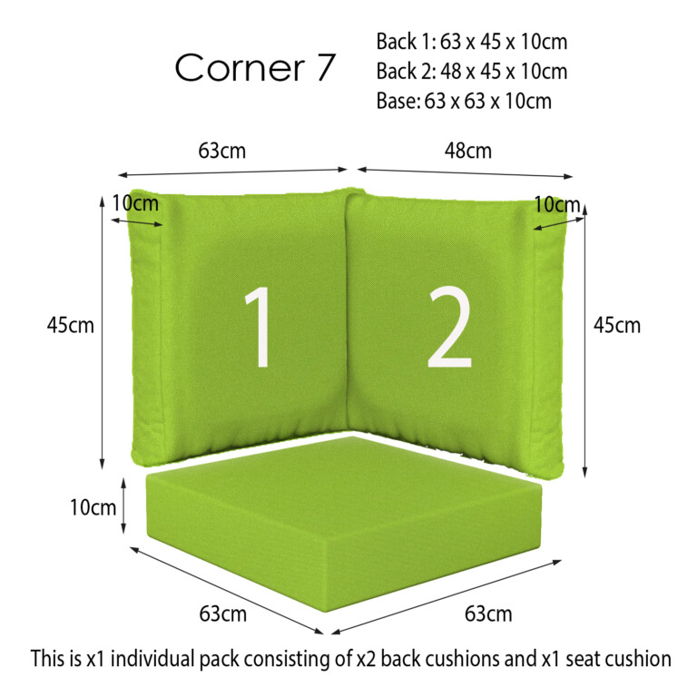 Ventura Lime Corner Sets