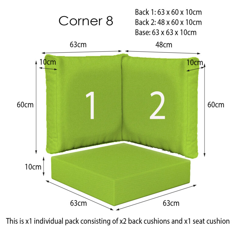 Ventura Lime Corner Sets