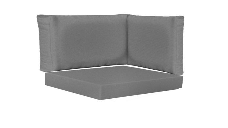 Outdoor Corner Rectangle Base and Back Cushions