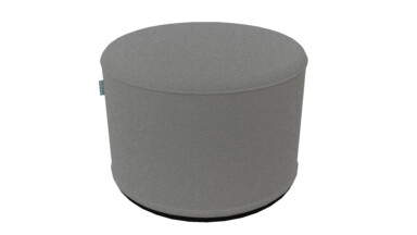 Ventura Silver Outdoor Pouffe