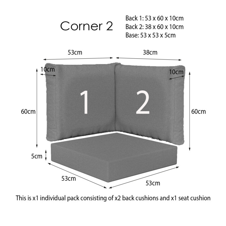 Ventura Silver Corner Sets