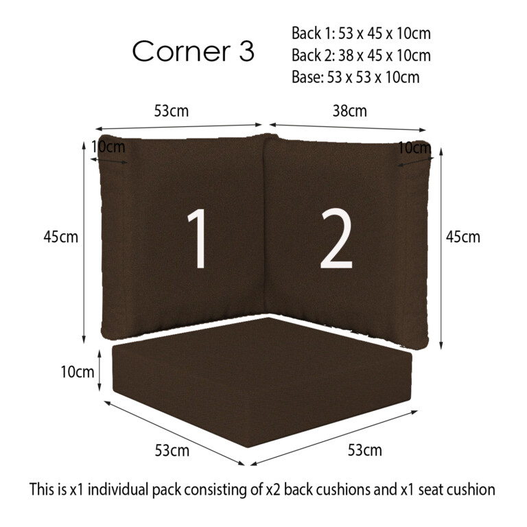 Ventura Brown Corner Sets