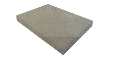 Waffle Silver 2 Pack Chair Pads