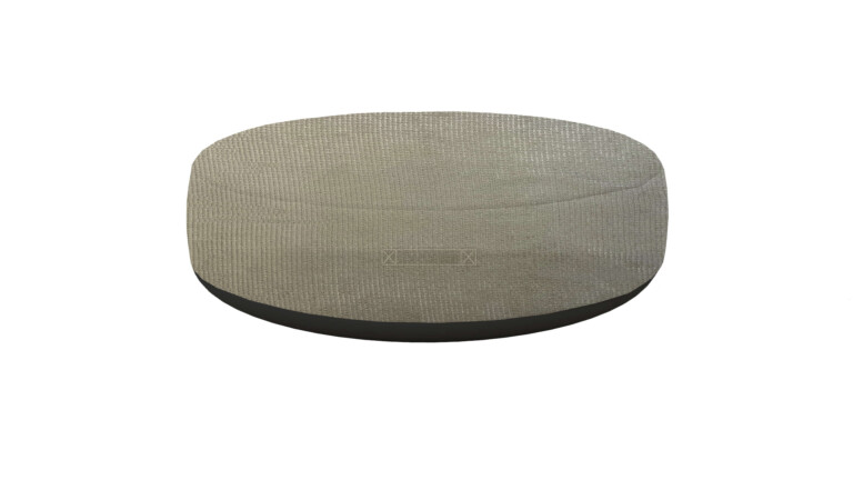 Indoor Waffle Silver Floor Cushion