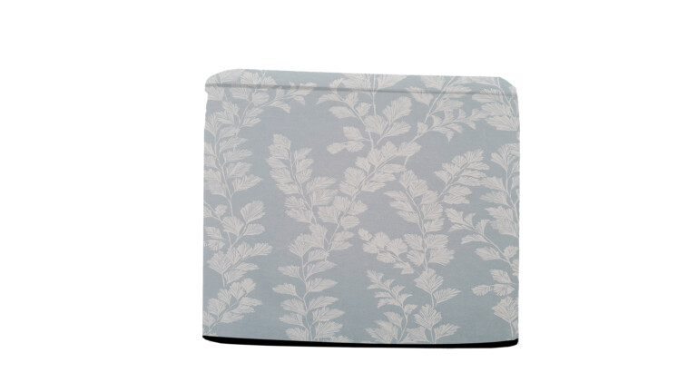 Laura Ashley Waxham Pale Seaspray Indoor Pouffe