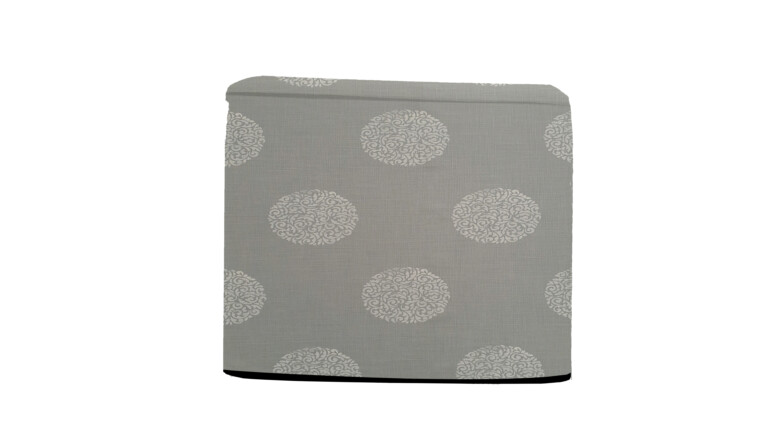 Laura Ashley Westwick Steel Indoor Pouffe