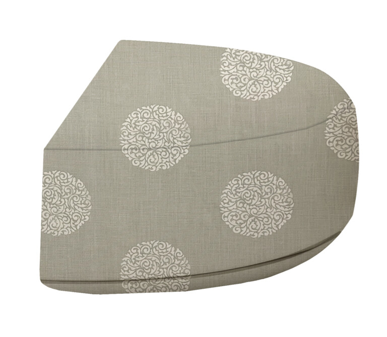 Indoor Half Rounded Bench Cushion