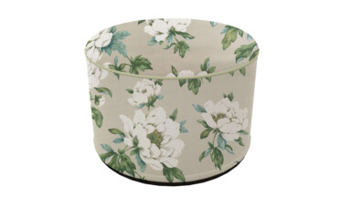 Laura Ashley Wisley Linen Outdoor Pouffe