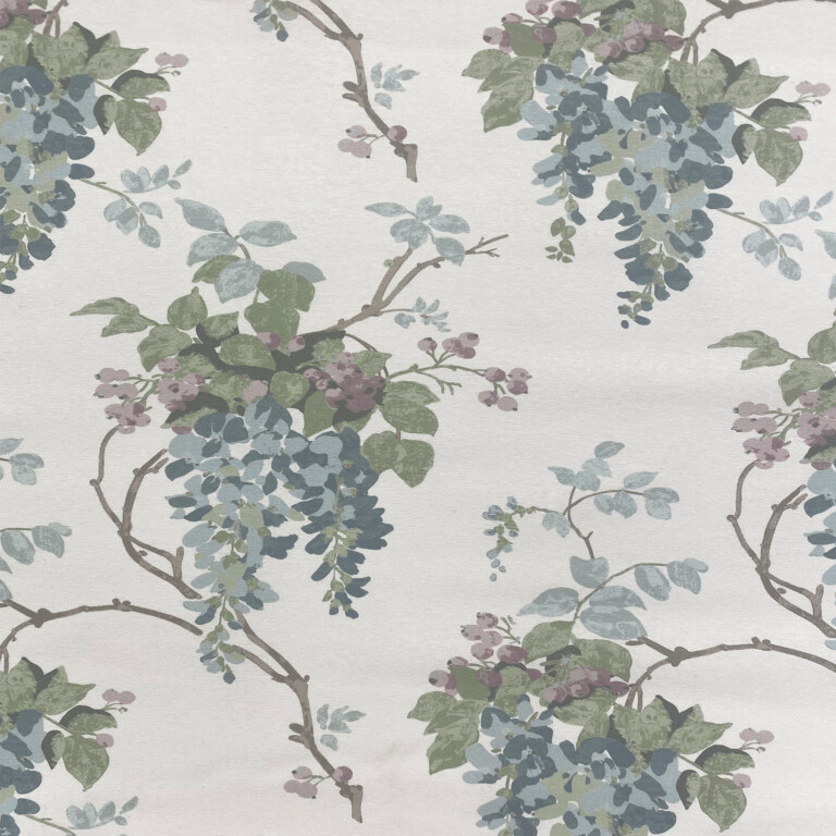 Laura Ashley Wisteria Duck Egg - Swatch Sample