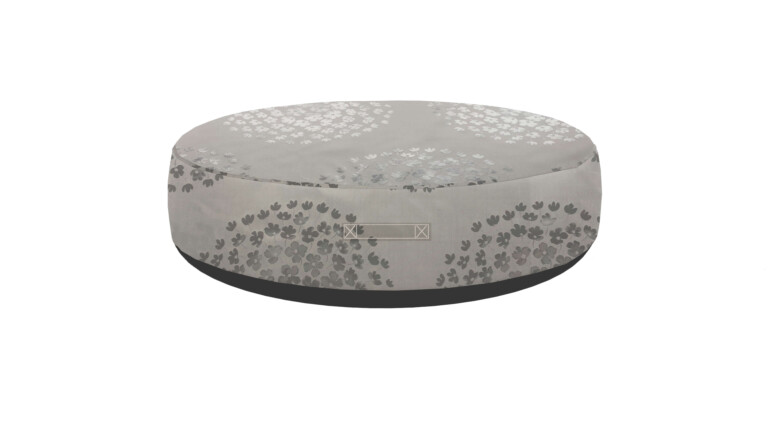 Laura Ashley Coco Dove Grey Indoor Floor Cushion