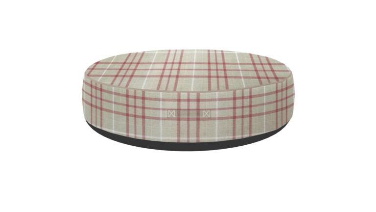 Laura Ashley Keynes Cranberry Indoor Floor Cushion