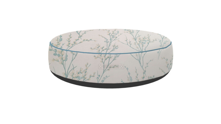 Laura Ashley Pussy Willow Duck Egg Indoor Floor Cushion